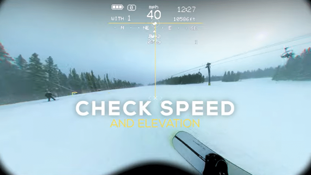 Affichage Vitesse réelle en direct